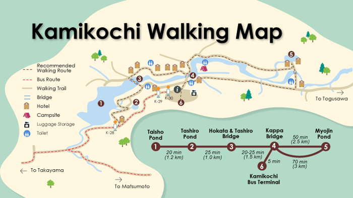 kamikochi-walking-map